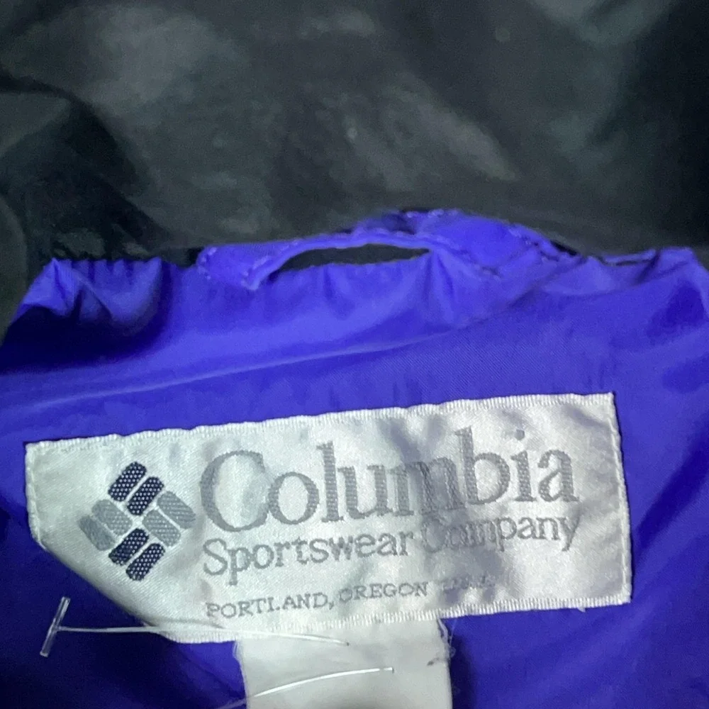 Vintage Columbia Jacket Mens XL Black Whirlibird Windbreaker Ski Outdoor 90s